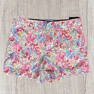 Crown & Ivy Pink Floral Shorts Girls 12